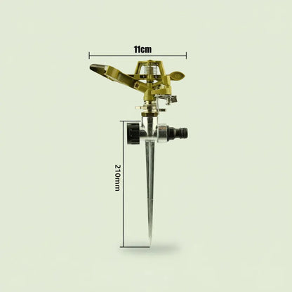 Arroseur métallique professionnel pour jardin, buse d'eau rotative réglable à 360 degrés, pulvérisat
