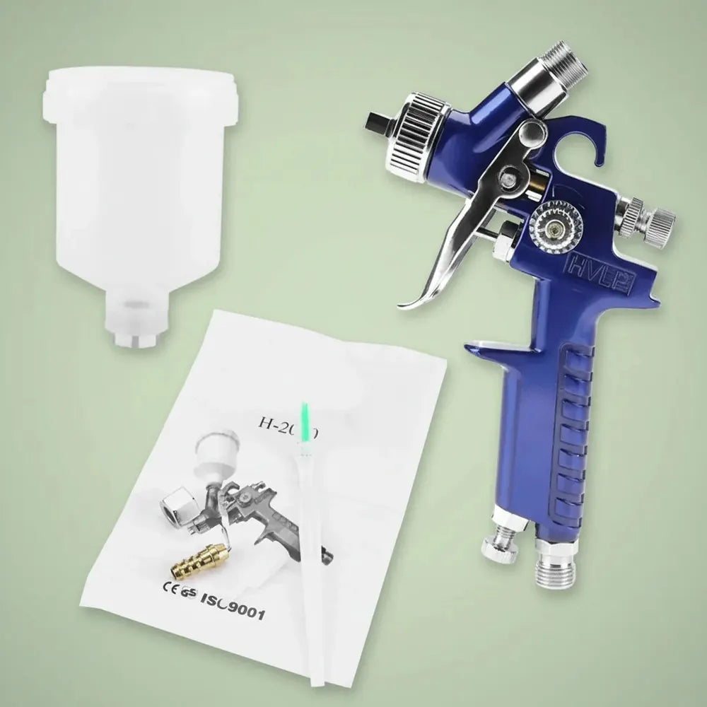 Mini pistolet de pulvérisation pneumatique professionnel, buse 0.8/1.0mm 125ml-pour peinture et répa