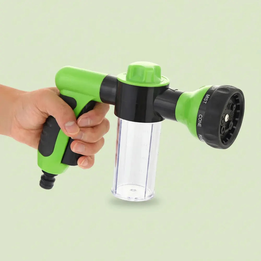 Pistolet de douche pour animaux 8-en-1, pulvérisateur haute pression pour le bain des chiens et chat