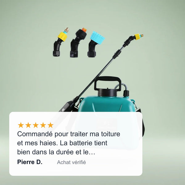 Avis Pierre — Pulvérisateur électrique acier automatique